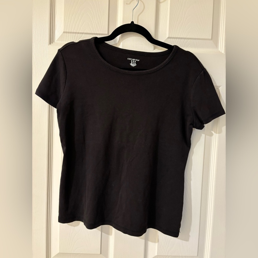 Covington Black Short Sleeve Tee Medium